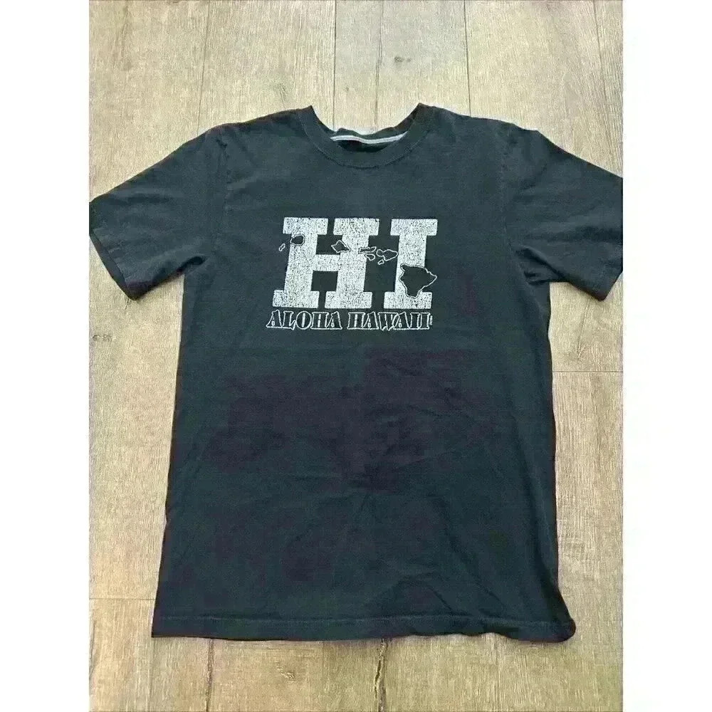 Hawaii T-Shirt‎  In Navy Blue Mens Size small